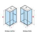 Novellini Media Glass GF - Komplettdusche