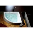 TANDEM R asymmetrische Badewanne 170x130x50cm, rechts, weiss