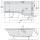 VERSYS R asymmetrische Badewanne 170x84x70x47cm, rechts, weiss