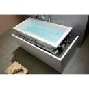 VIVA B HYDRO-AIR Whirlpool-Badewanne, 175x80x47cm, weiss