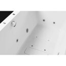 MARLENE HYDRO-AIR  Whirlpool-Badewanne, 200x90x48cm, weiss