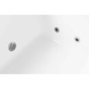 DUPLA HYDRO Whirlpool-Badewanne, 180x120x54cm, weiss