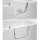 CASCADE Badewanne mit T&uuml;r/Seniorenbadewanne 150x70cm  Ausf&uuml;hrung Links
