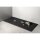 MITIA Gussmarmor-Duschwanne, Rechteck 140x90x3 cm, schwarz