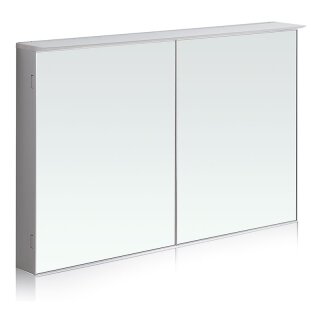 Schr&ouml;der Aluminiumspiegelschrank Aurora H 700 x 900 x 120 mm