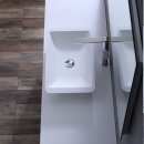 StoneArt Set Milano ME-1600pro-1 dunkelgrau 160x45