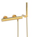 Tres Study Exclusive, Thermostat Brausebatterie, 24k Gold