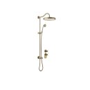 Tres Tres Clasic, UP Thermostat Showerset, Altmessing