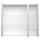 Badsanitaer Spiegelschrank, weiss; 70x17x62cm
