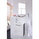 Badsanitaer Handwaschplatz - Emma - anthrazit-weiss; 40x22x50,5cm