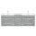 Badsanitaer Badm&ouml;belset Pano XL beton; 153x47x50,3cm