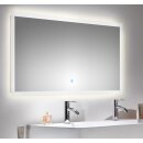 Badsanitaer LED Spiegel 140x60 cm mit Touch Bedienung EEK: F; 140x3,2x60cm