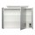 Badsanitaer Spiegelschrank 90 inklusive LED-Acrylglaslampe beton EEK: F; 90x17x62cm