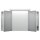 Badsanitaer Spiegelschrank 120cm inkl. Design LED-Lampe und Glasb&ouml;den weiss hochglanz EEK: F; 120x17x62,2cm