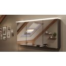 Badsanitaer Spiegelschrank 120cm inkl.Design Acryl-Lampe...