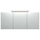 Badsanitaer Spiegelschrank 140cm inkl. Design LED-Lampe und Glasb&ouml;den beton EEK: F; 140x17x62,2cm