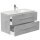 Badsanitaer Badm&ouml;bel-Set Timeline 100 (2-teilig) beton inkl. Spiegelschrank mit Design LED-Lampe EEK: F; 100x46x54cm