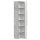 Badsanitaer Badm&ouml;bel-Set Timeline 60 (4-tlg./B) inkl. LED Spiegel beton EEK: F; 62x47x55,8cm