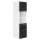 Badsanitaer Hochschrank Lino 135cm mit T&uuml;r schwarz; 35,2x36,8x134,5cm