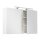 Badsanitaer Spiegelschrank Lino 100 weiss inkl. LED-Lampe EEK: F; 100x16,6x62cm