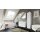Badsanitaer Badm&ouml;belset Capri 100 mit runder Front Spiegelschrank LED Hochschrank weiss hg EEK: F; 100,5x50,2x57,2cm
