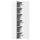Badsanitaer Badm&ouml;bel-Set TimelineS 60  4tlg LED-Spiegel Weiss hochglanz; 46x60x55,8cm