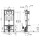 Alcaplast WC-Montagerahmen zur Eckmontage 1120mm mit Aluminium Bet&auml;tigungsplatte Air