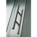 HSK Atelier Pur Dreht&uuml;r pendelbar an Nebenteil + Seitenwand