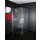 Euroshowers Corner Eckeinstieg Duschkabine, 70cm, 100cm, Aluminium eloxiert, Teilweise Milchglas