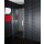 Euroshowers Door - 1-teilige Dreht&uuml;r Duschkabine, 97,2-99,2cm, Aluminium eloxiert, get&ouml;ntes Glas, mit 12mm Schlauchdichtung (Standard)