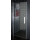 Euroshowers Door - 1-teilige Dreht&uuml;r Duschkabine, 97,2-99,2cm, Aluminium eloxiert, teilweise Milchglas, mit 12mm Schlauchdichtung (Standard)