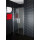 Euroshowers Duo Door - Pendelt&uuml;r Duschkabine, 81-85cm (33+48cm), Aluminium eloxiert, Klarglas