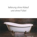 Schr&ouml;der Retro Style Badewanne Rectime 160x78x42,5...