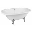 REGATA Freistehende Badewanne 175x85x61cm, F&uuml;sse...