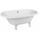 REGATA Freistehende Badewanne 175x85x61cm, F&uuml;sse...