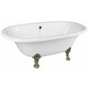 REGATA Freistehende Badewanne 175x85x61cm, F&uuml;sse...