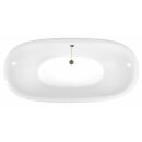 REGATA Freistehende Badewanne 175x85x61cm, F&uuml;sse...