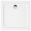 HAK Duschwanne Mineralguss 80x80x4cm mit Wannenf&uuml;ssen