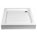 Selbsttragende Acryl-Duschwanne, Quadrat 80x80x15cm