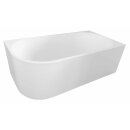 TIBERA R Freistehende Badewanne 170x80 cm, weiss