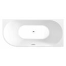 TIBERA R Freistehende Badewanne 170x80 cm, weiss
