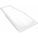 Raumspar Badewanne 160x70x39cm MINOU, links, weiss